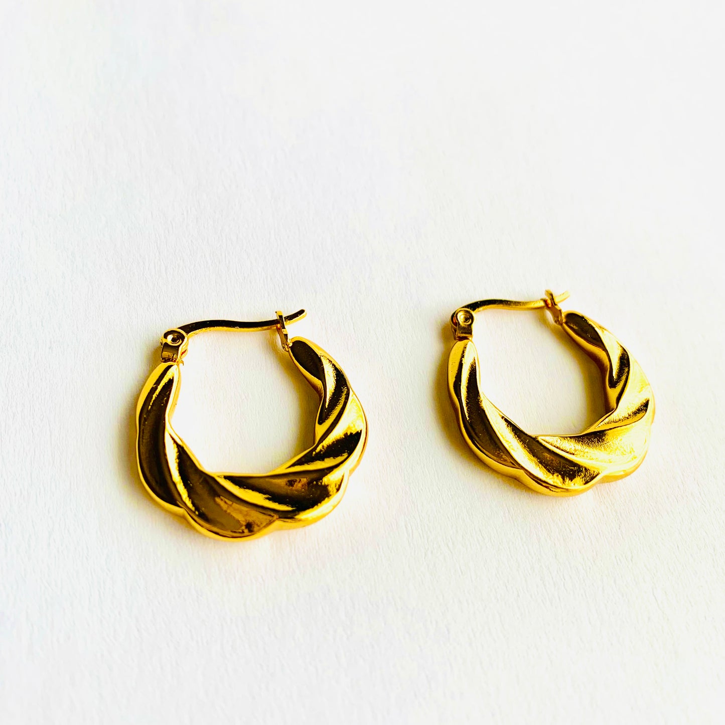 Vintage Twist Hoops