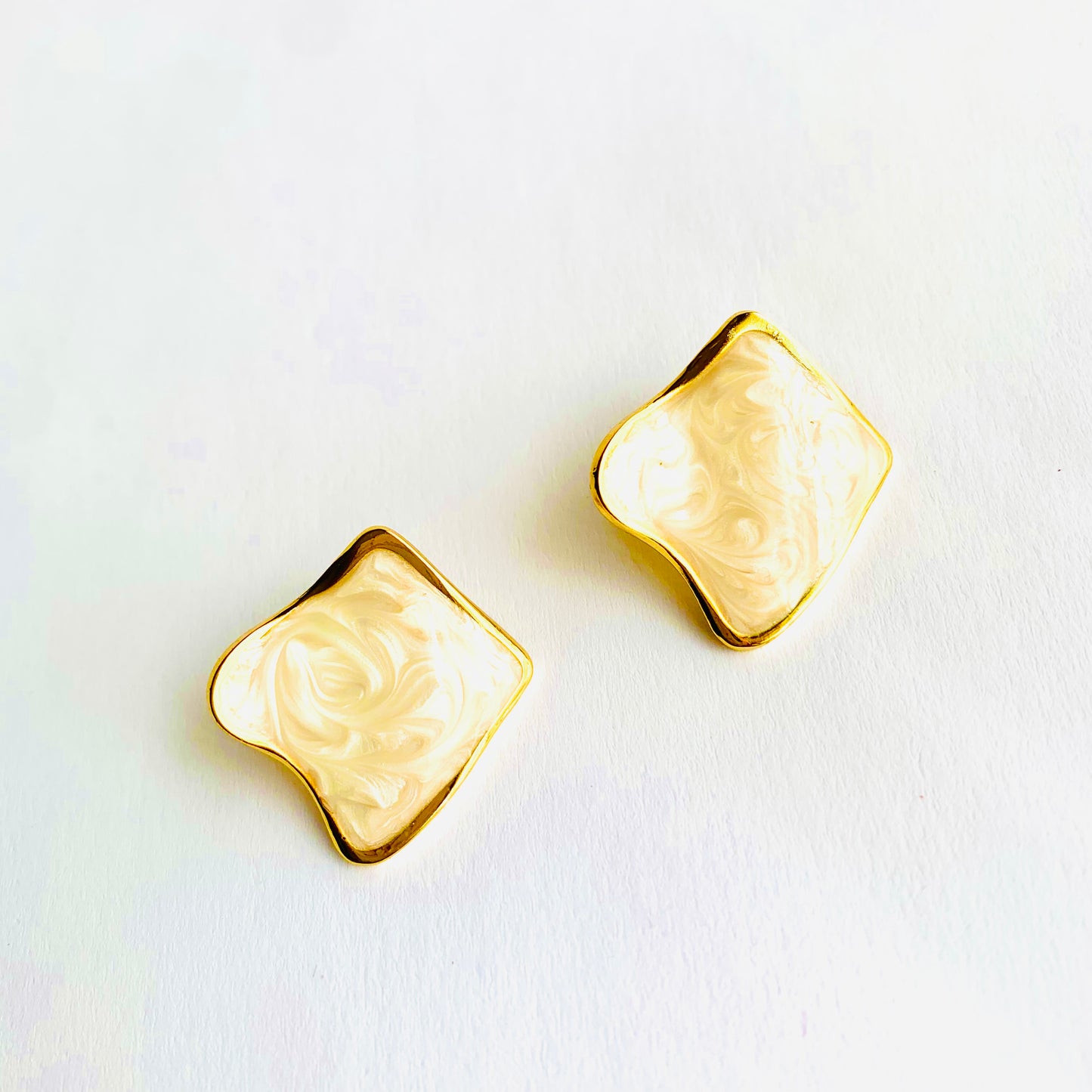 Diamond Marble Studs