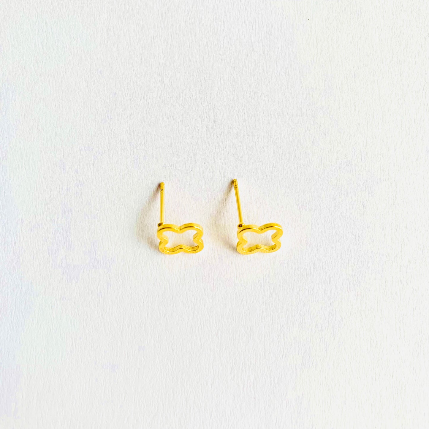 Open Clover Studs