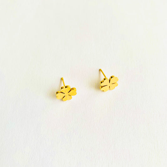Four-Leaf Clover Studs