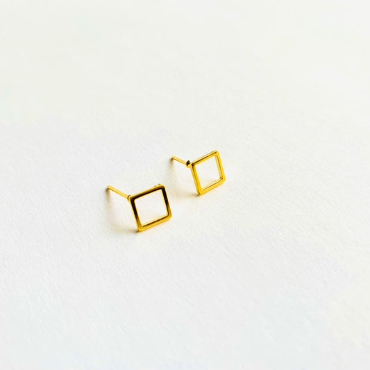 Open Diamond Studs