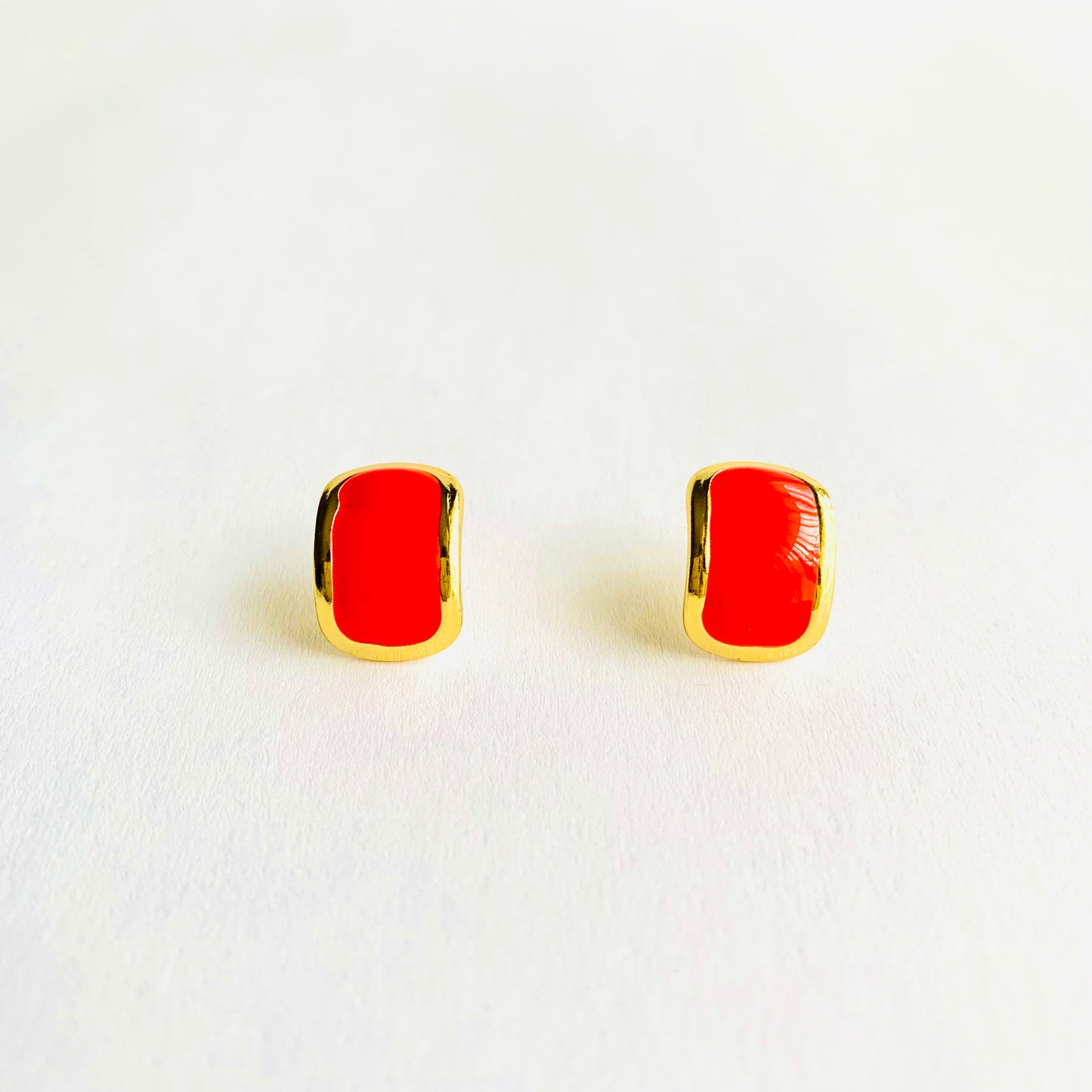 Red Glow Studs
