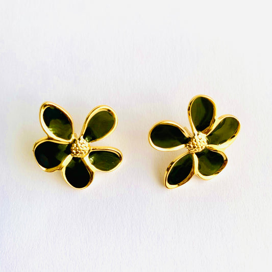 Flower Statement Studs