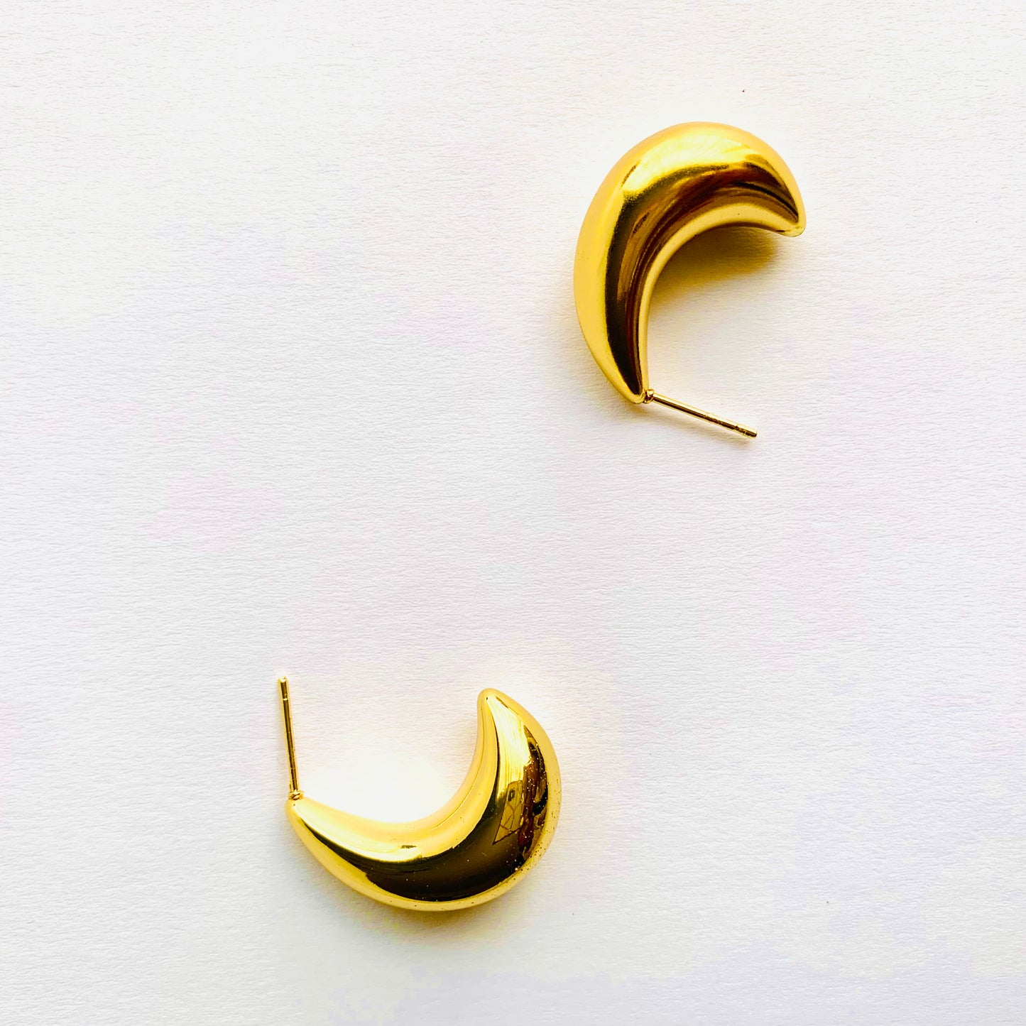 Chunky Crescent Earrings