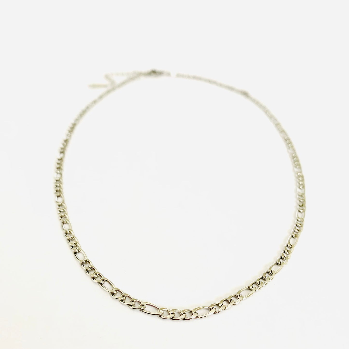 Silver Figaro Chain Necklace