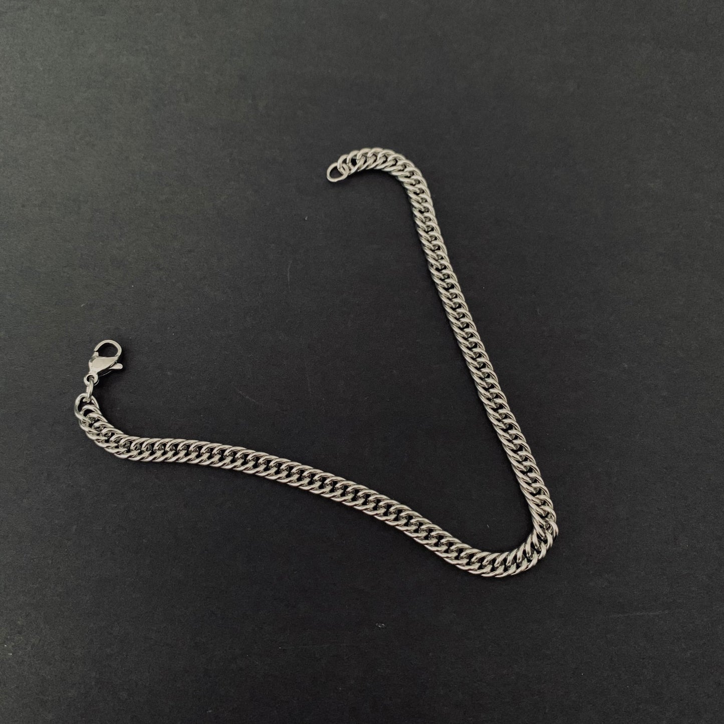 Silver Cuban Link Bracelet