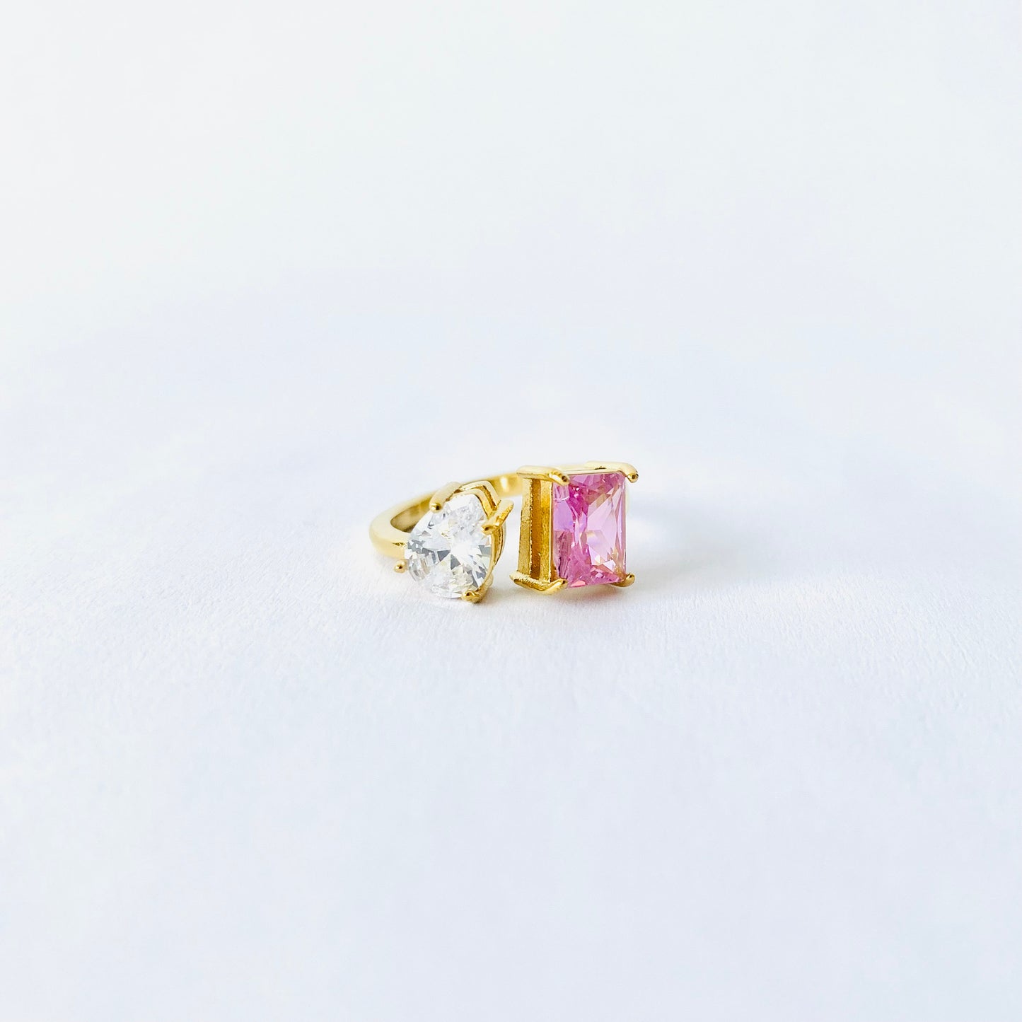 Duo Crystal Ring