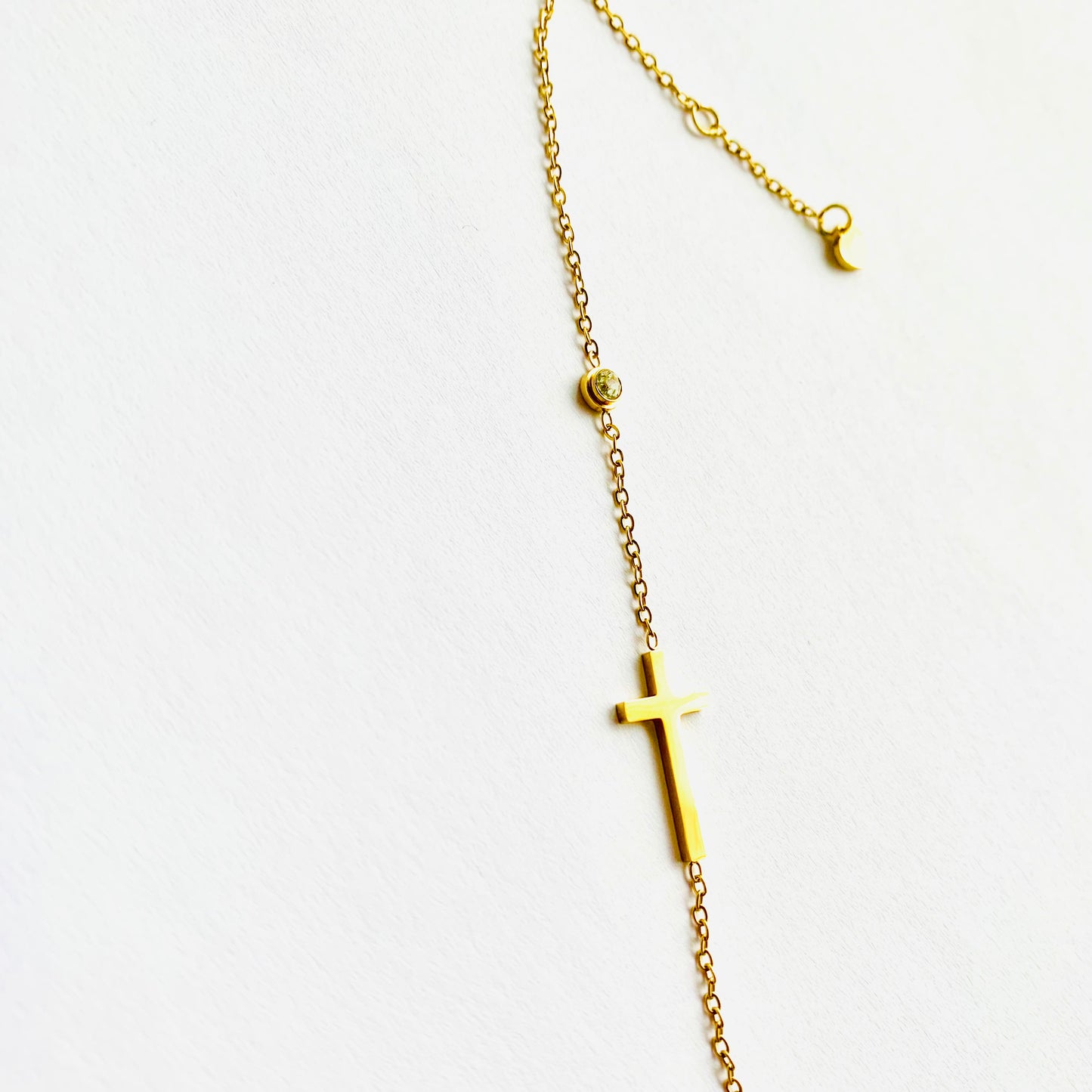 Diamante Cross Bracelet