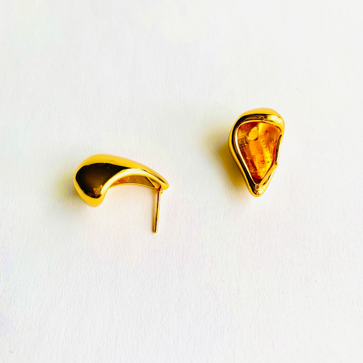 Organic Teardrop Earrings