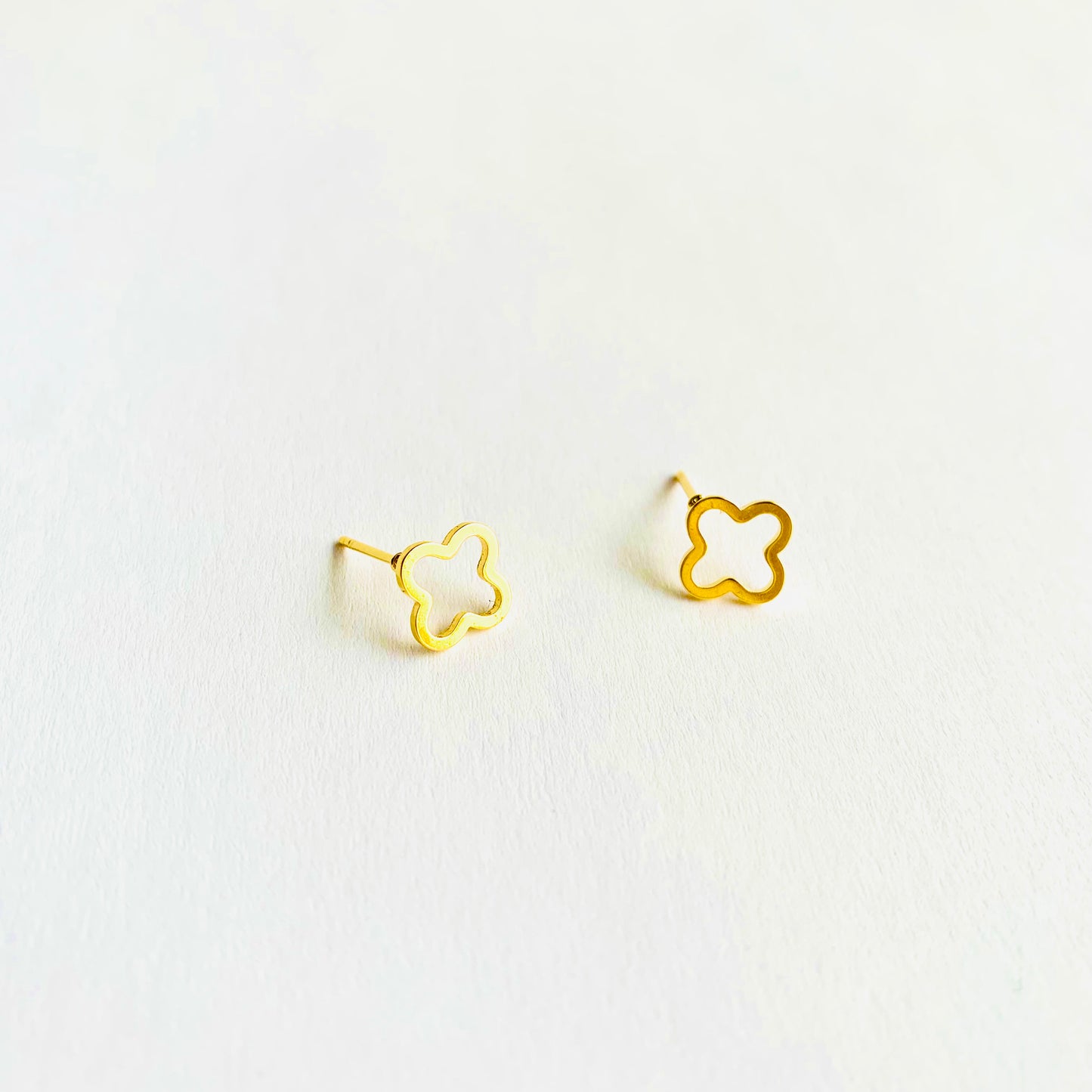 Open Clover Studs