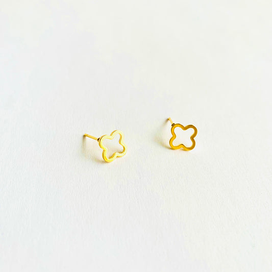 Open Clover Studs
