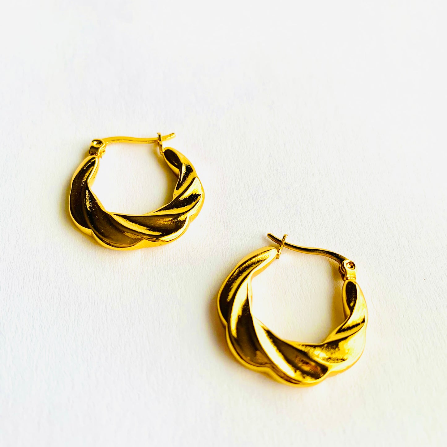 Vintage Twist Hoops