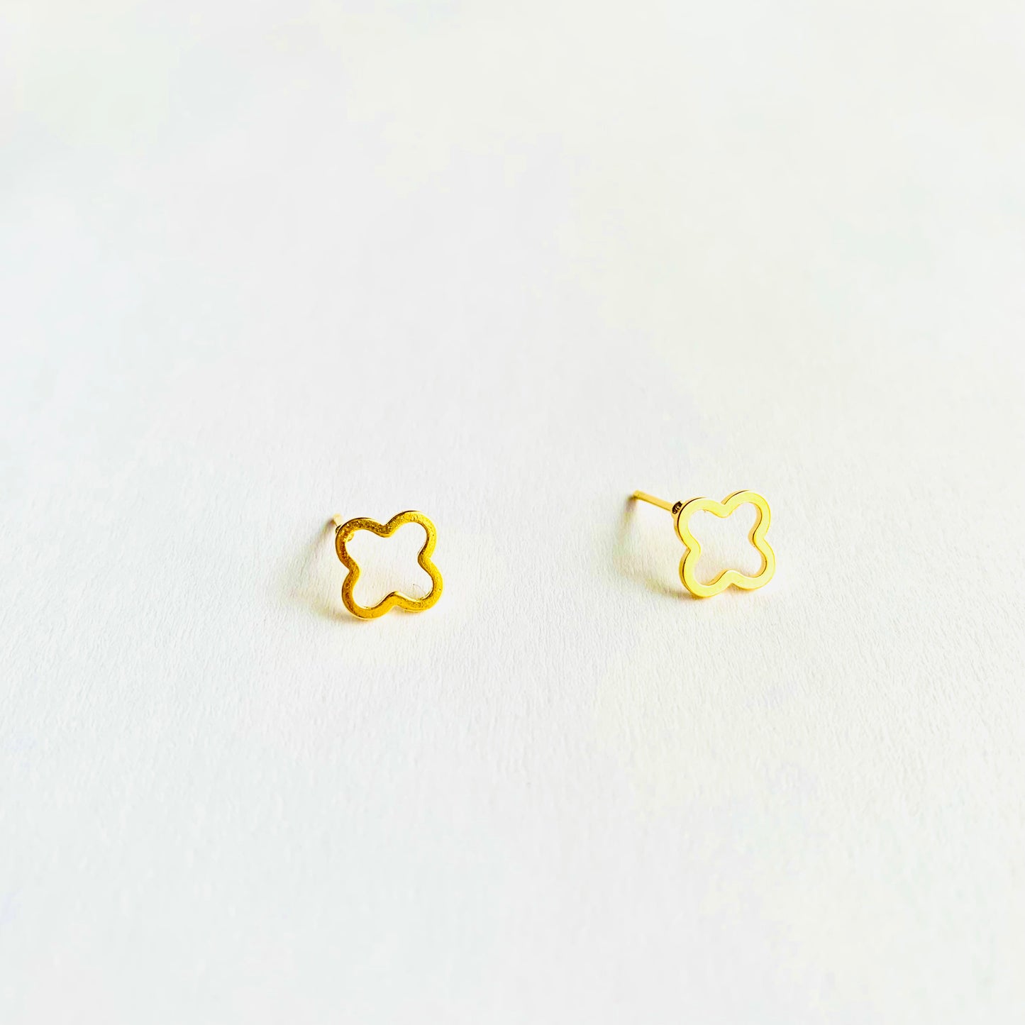 Open Clover Studs