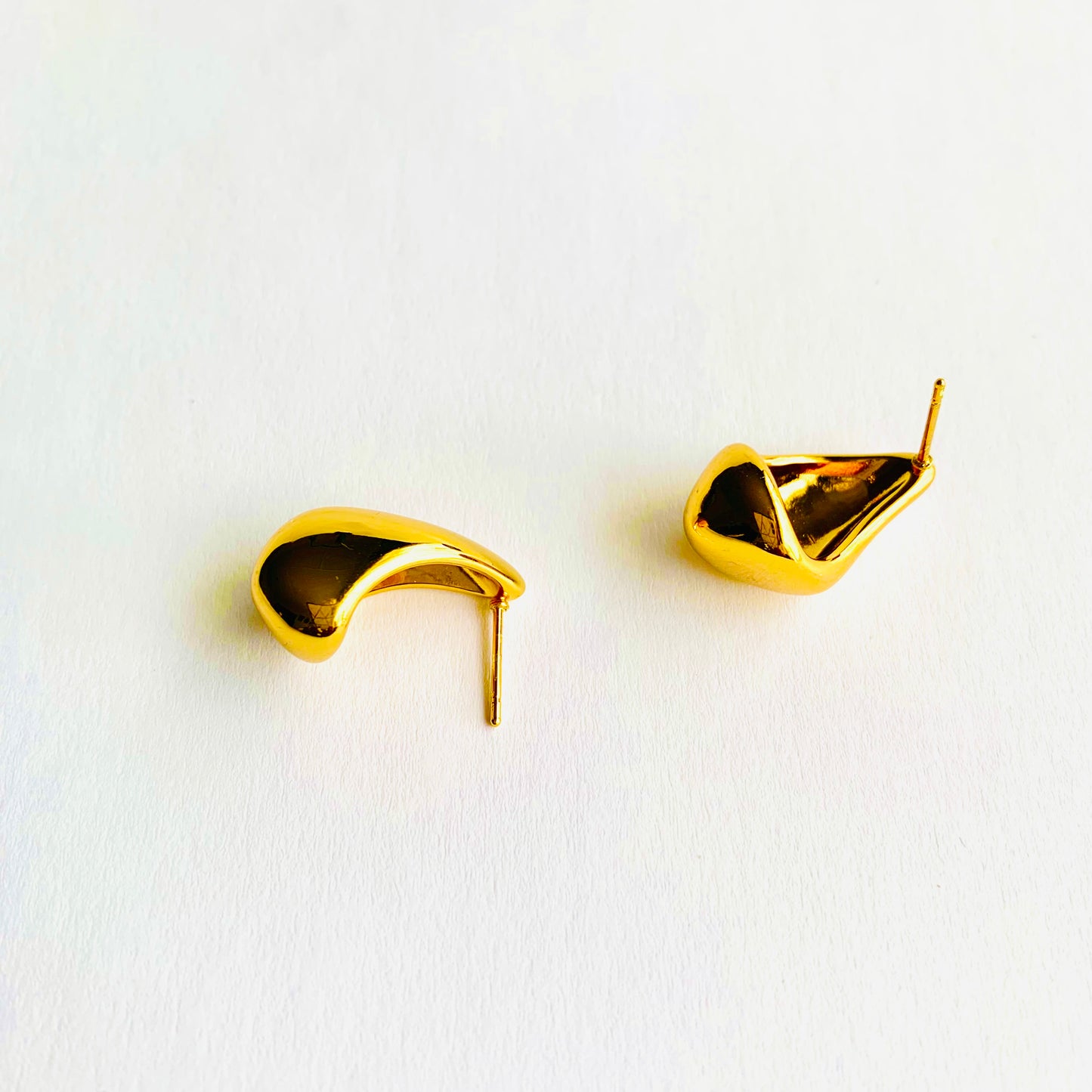 Organic Teardrop Earrings