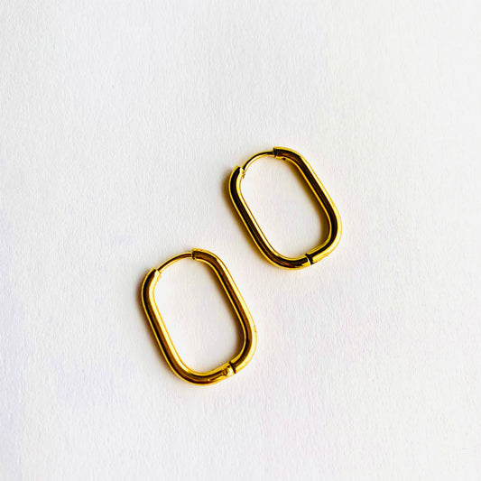 Midi Oval Hoops