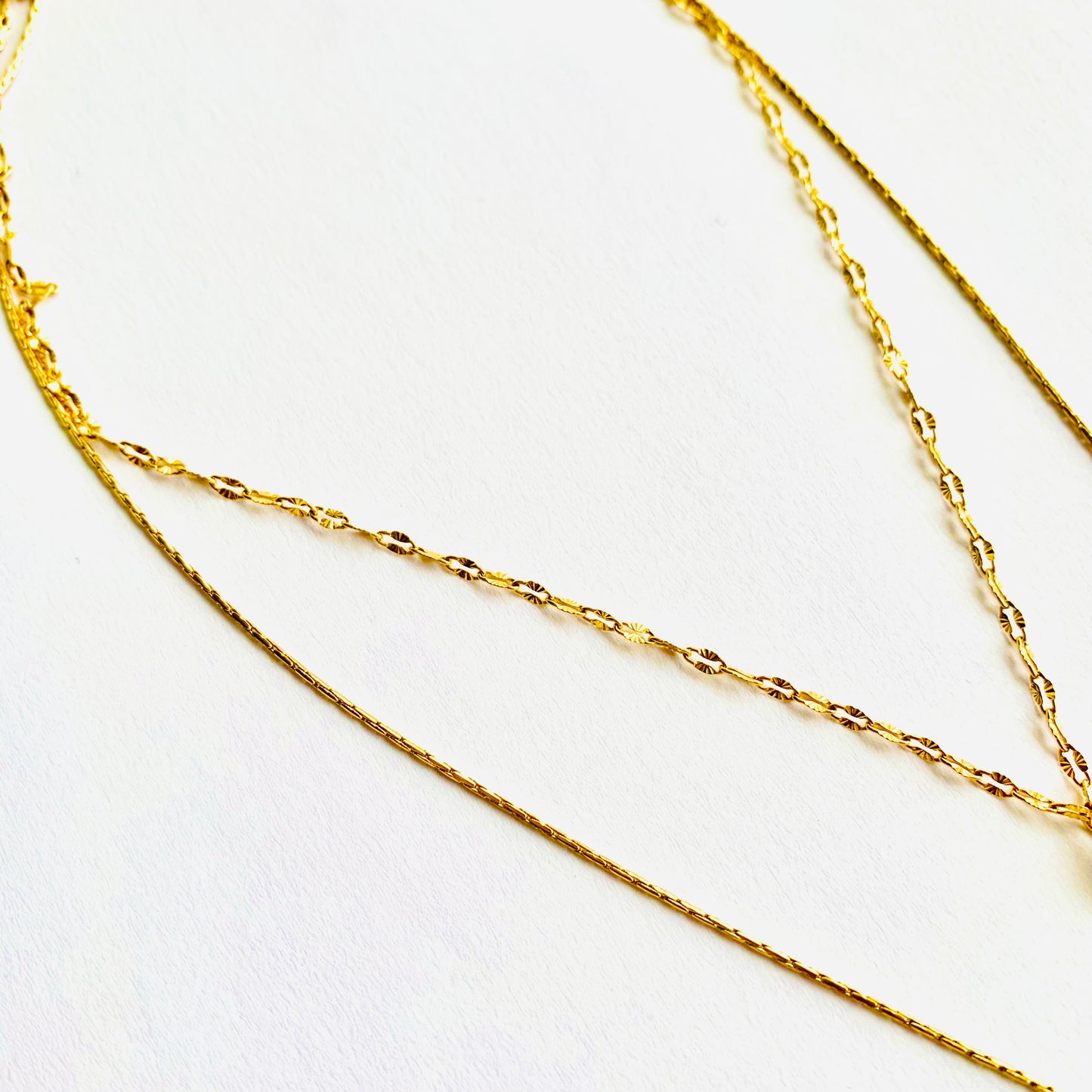 Double Layered Solitaire Pendant Necklace