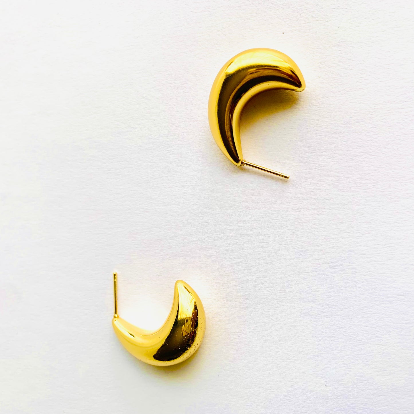 Chunky Crescent Earrings