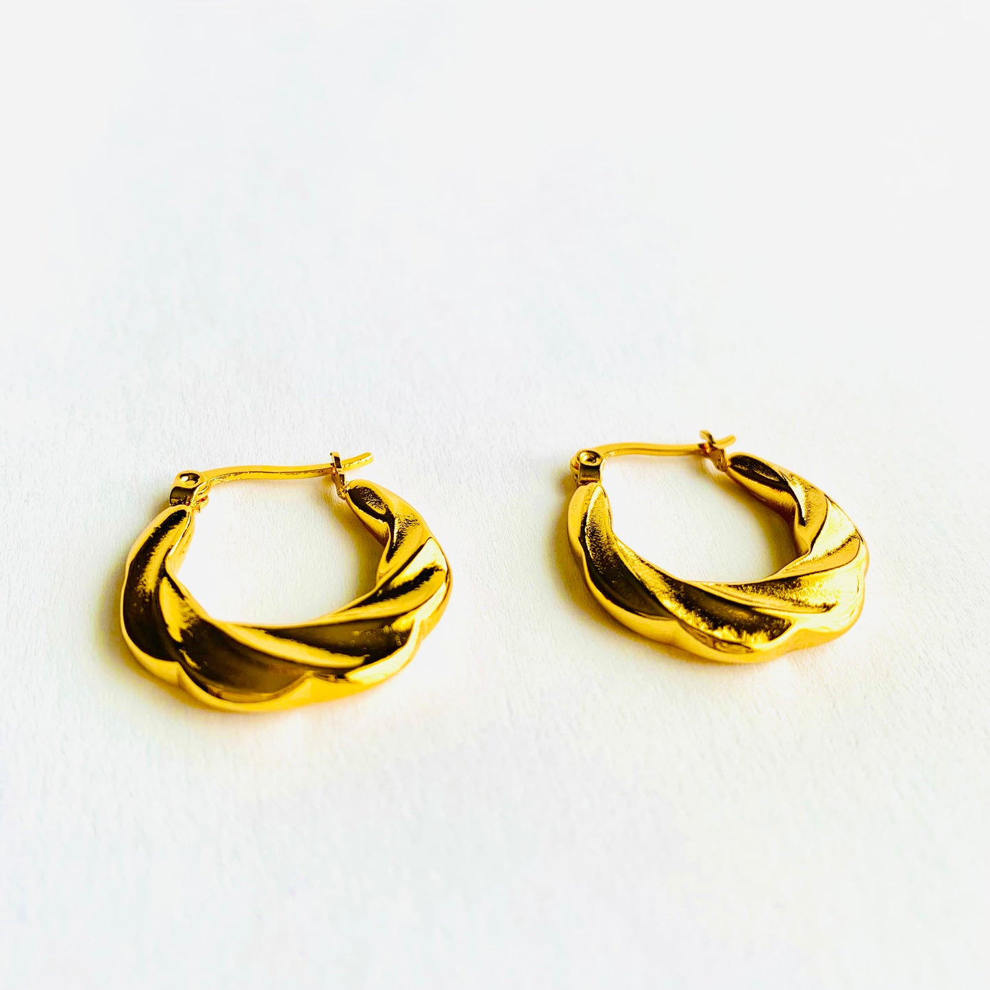 Vintage Twist Hoops
