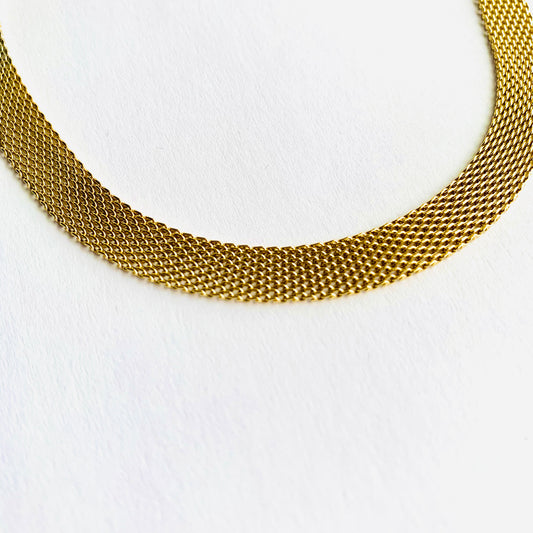 Mesh Chain Choker Necklace