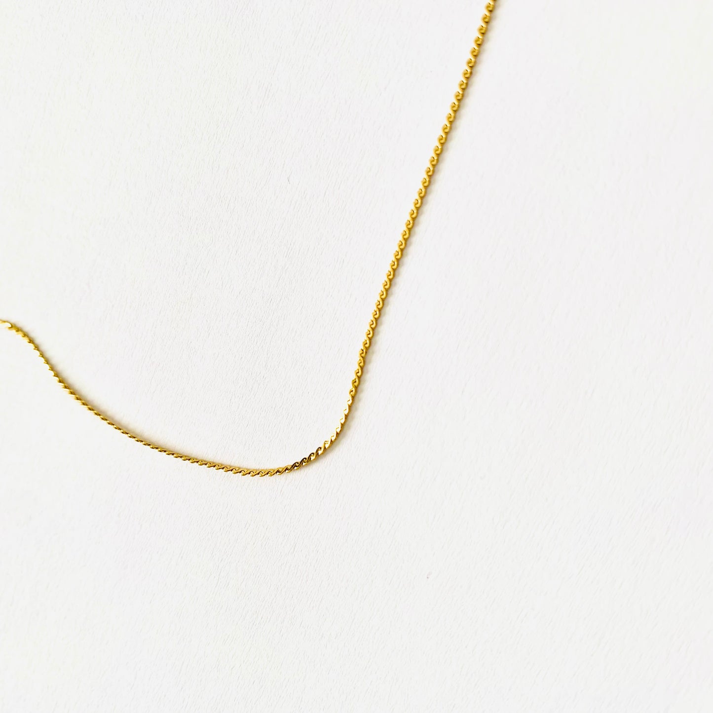 Gold S-Chain Necklace