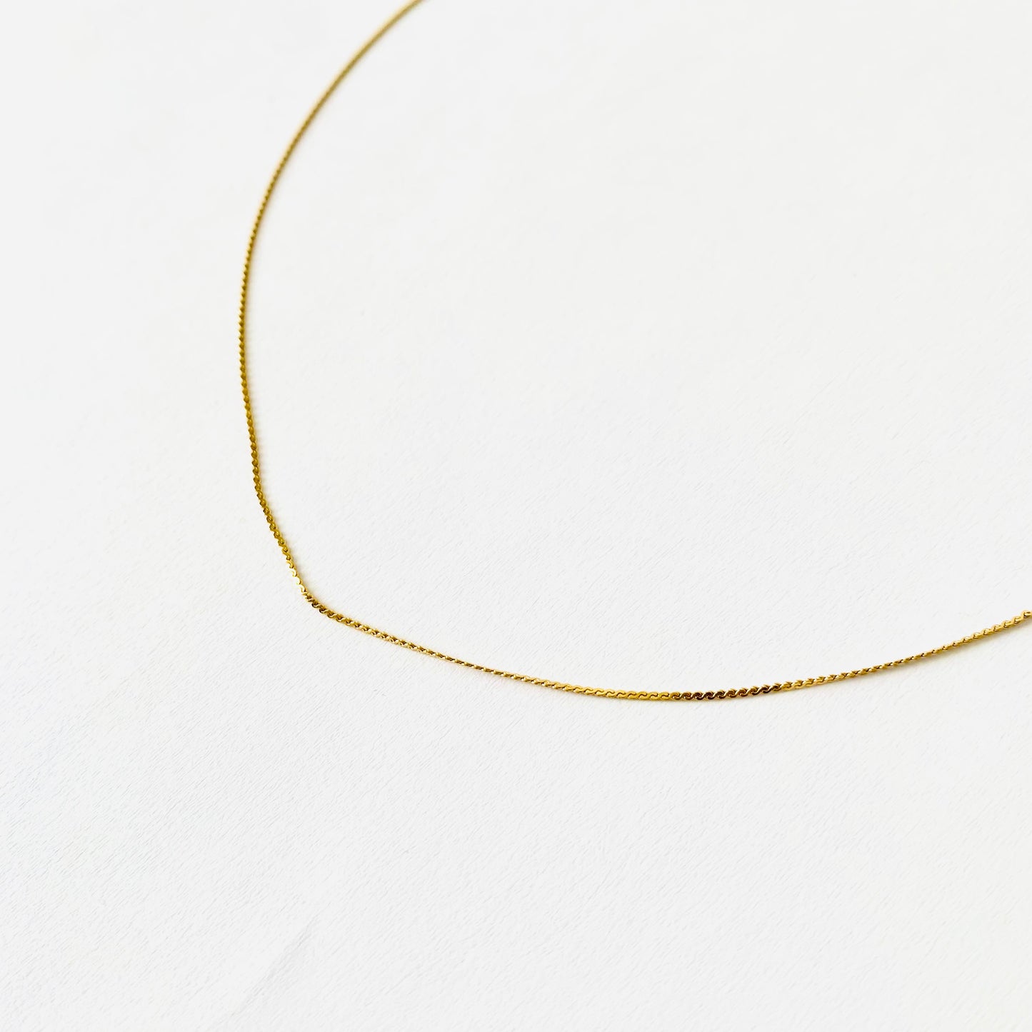 Gold S-Chain Necklace