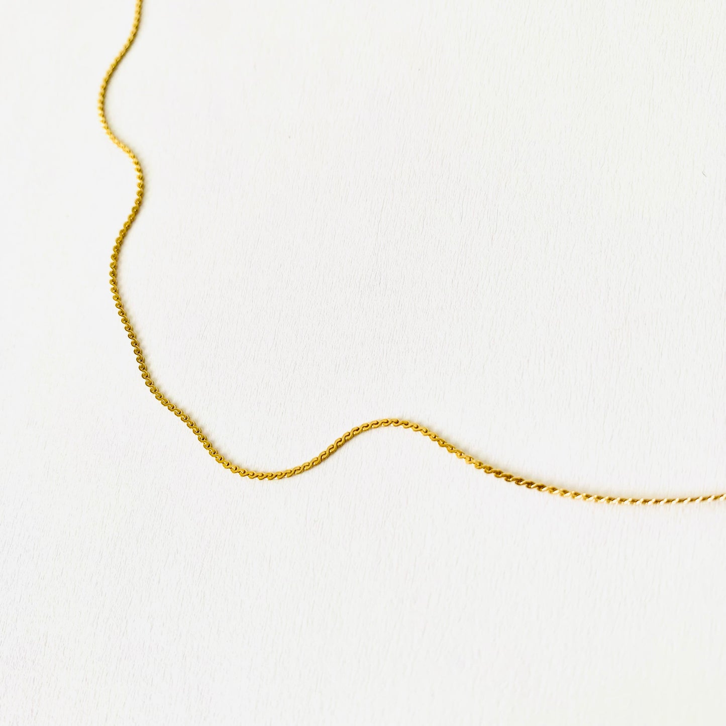 Gold S-Chain Necklace