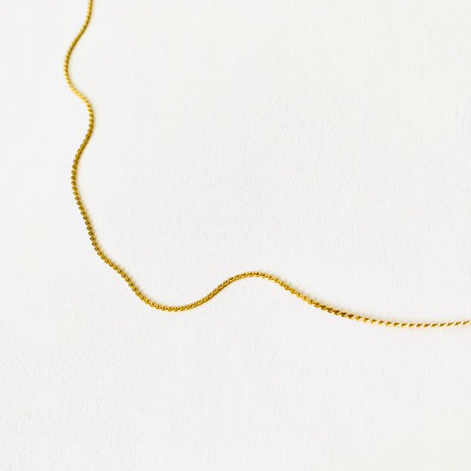 Gold S-Chain Necklace