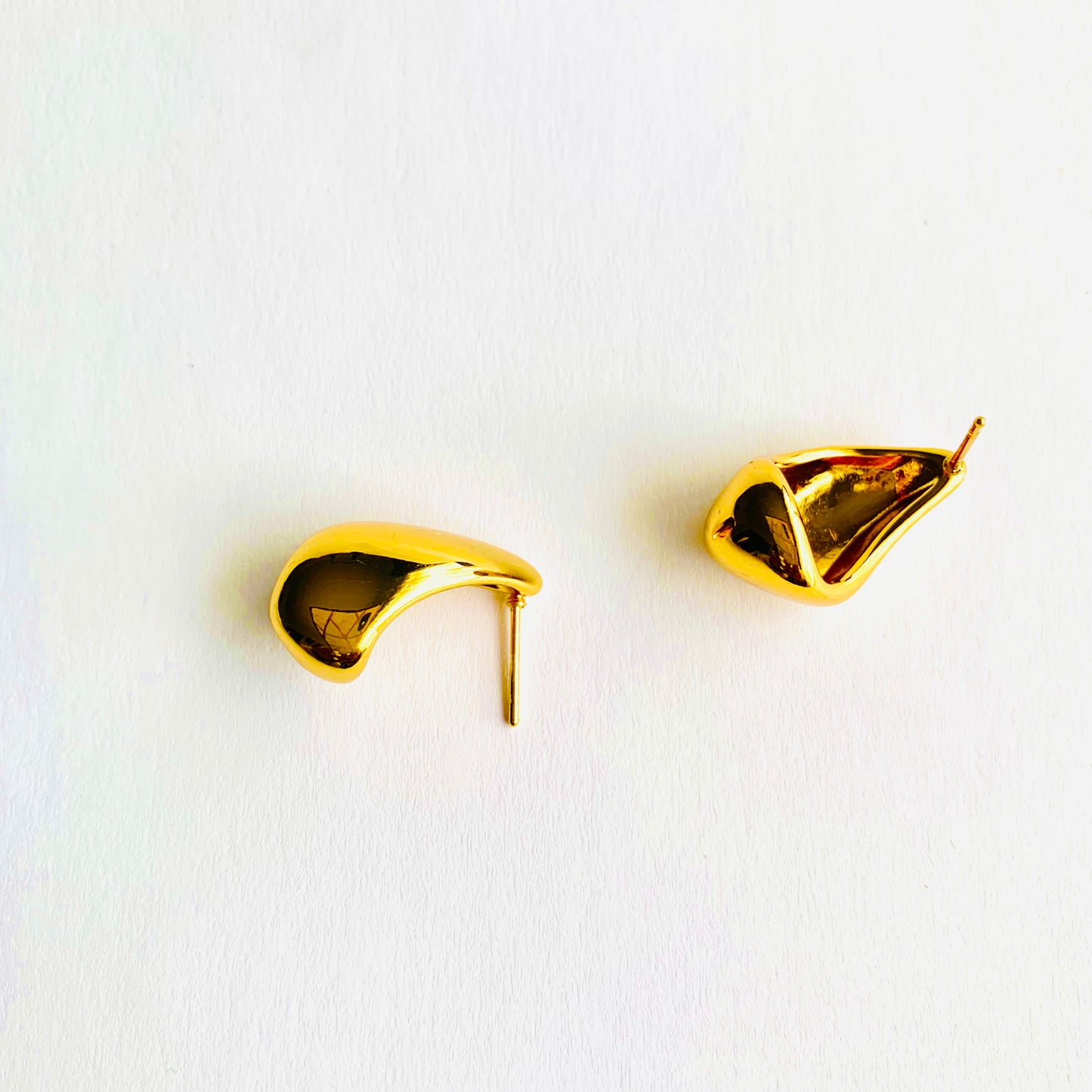 Organic Teardrop Earrings