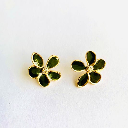 Flower Statement Studs
