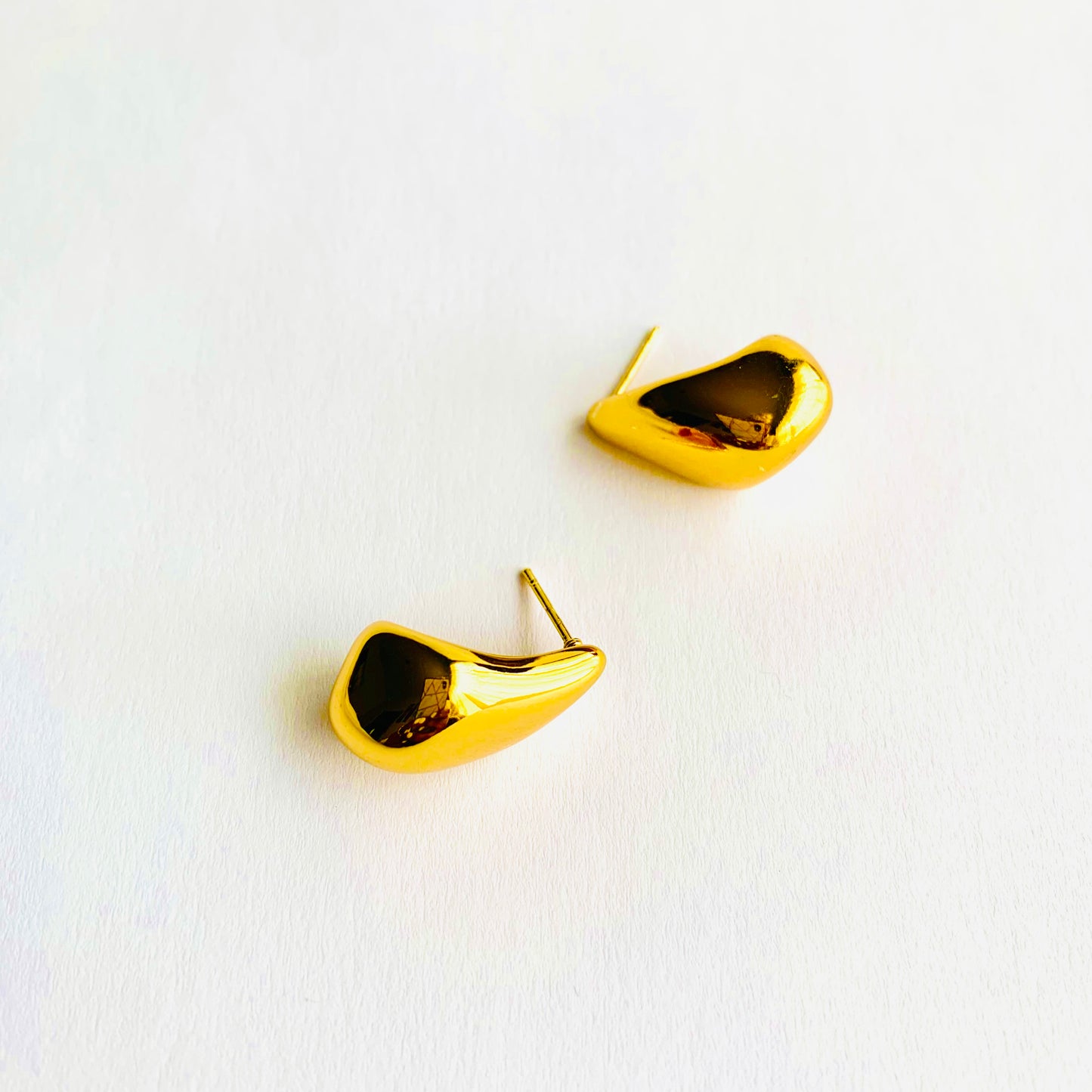 Organic Teardrop Earrings