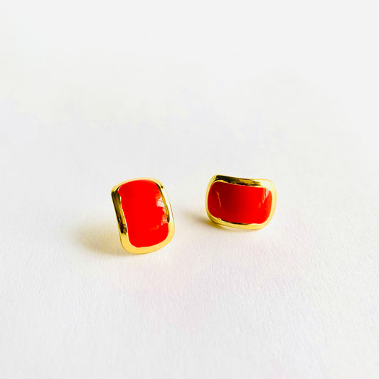 Red Glow Studs