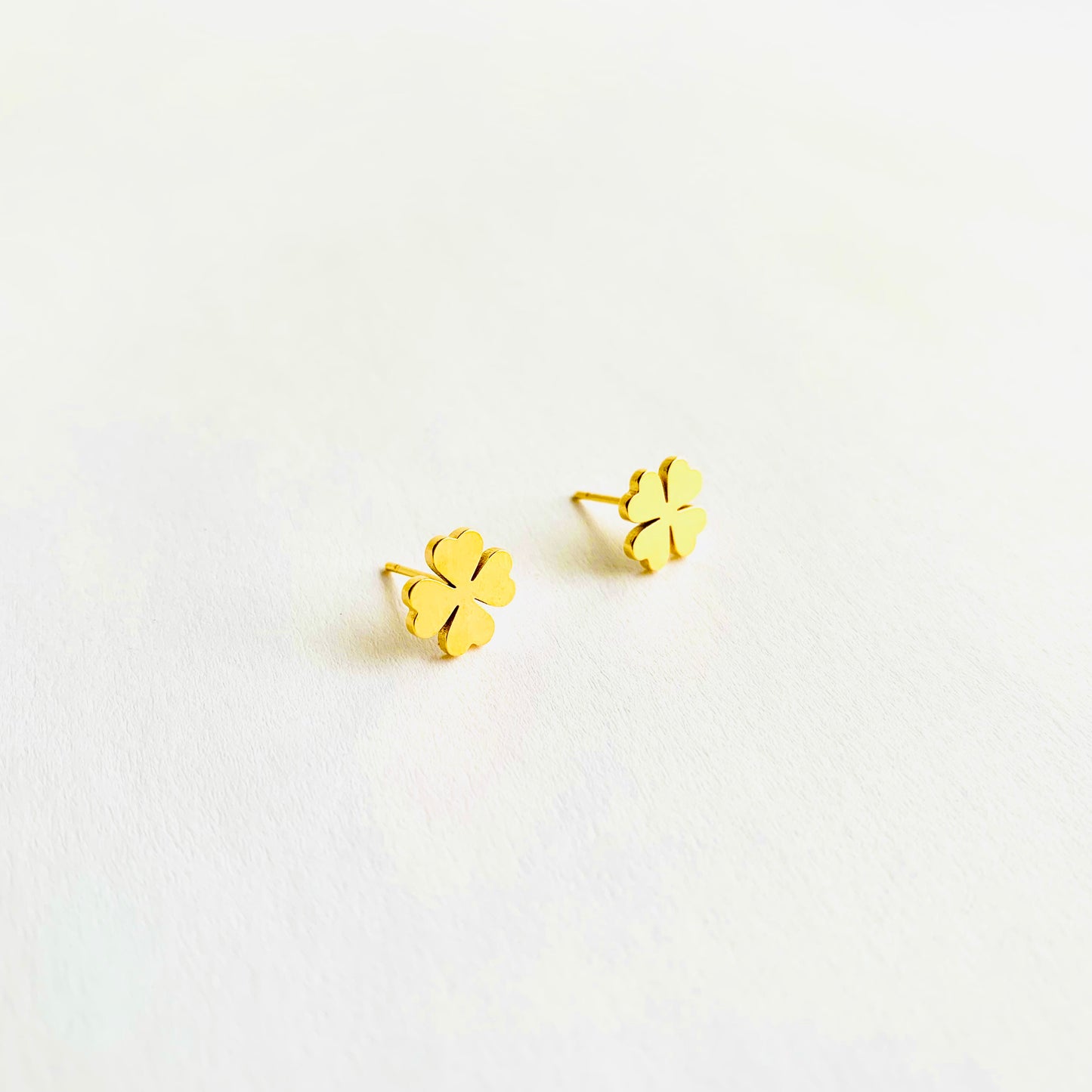 Four-Leaf Clover Studs