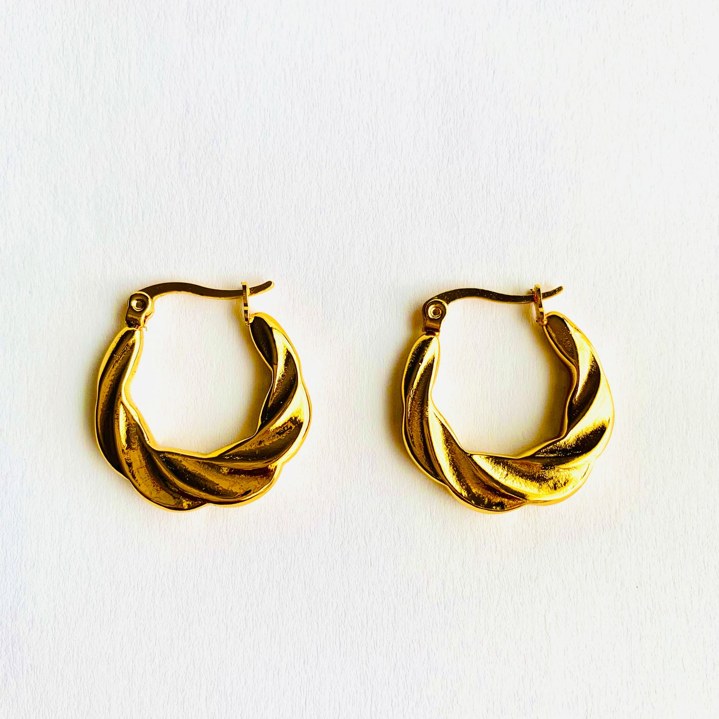 Vintage Twist Hoops
