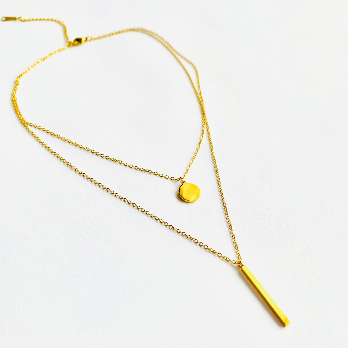 Gold Double Layered Necklace
