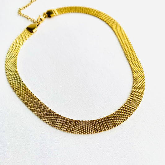 Mesh Chain Choker Necklace