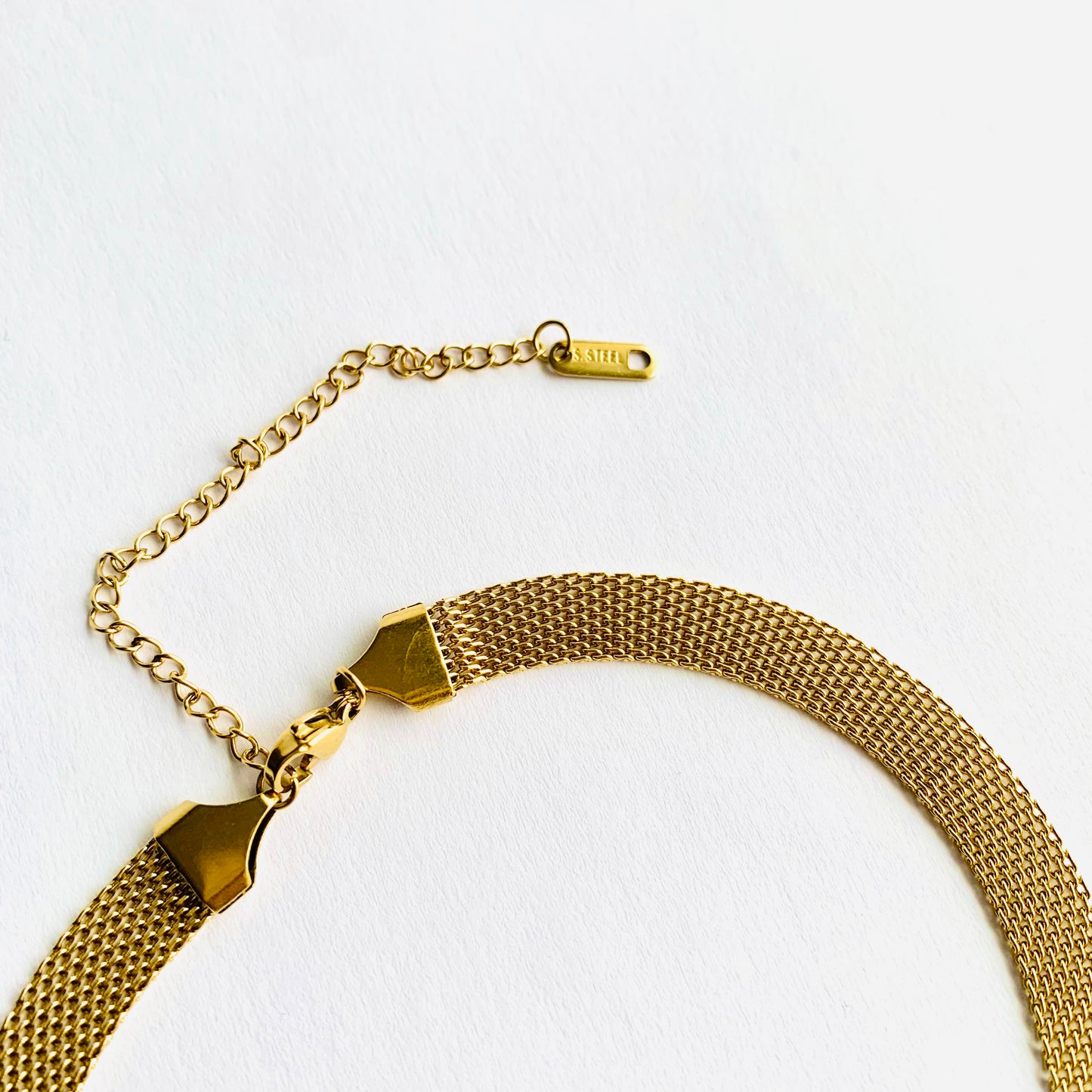 Mesh Chain Choker Necklace