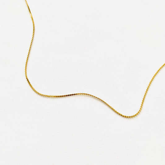 Gold S-Chain Necklace
