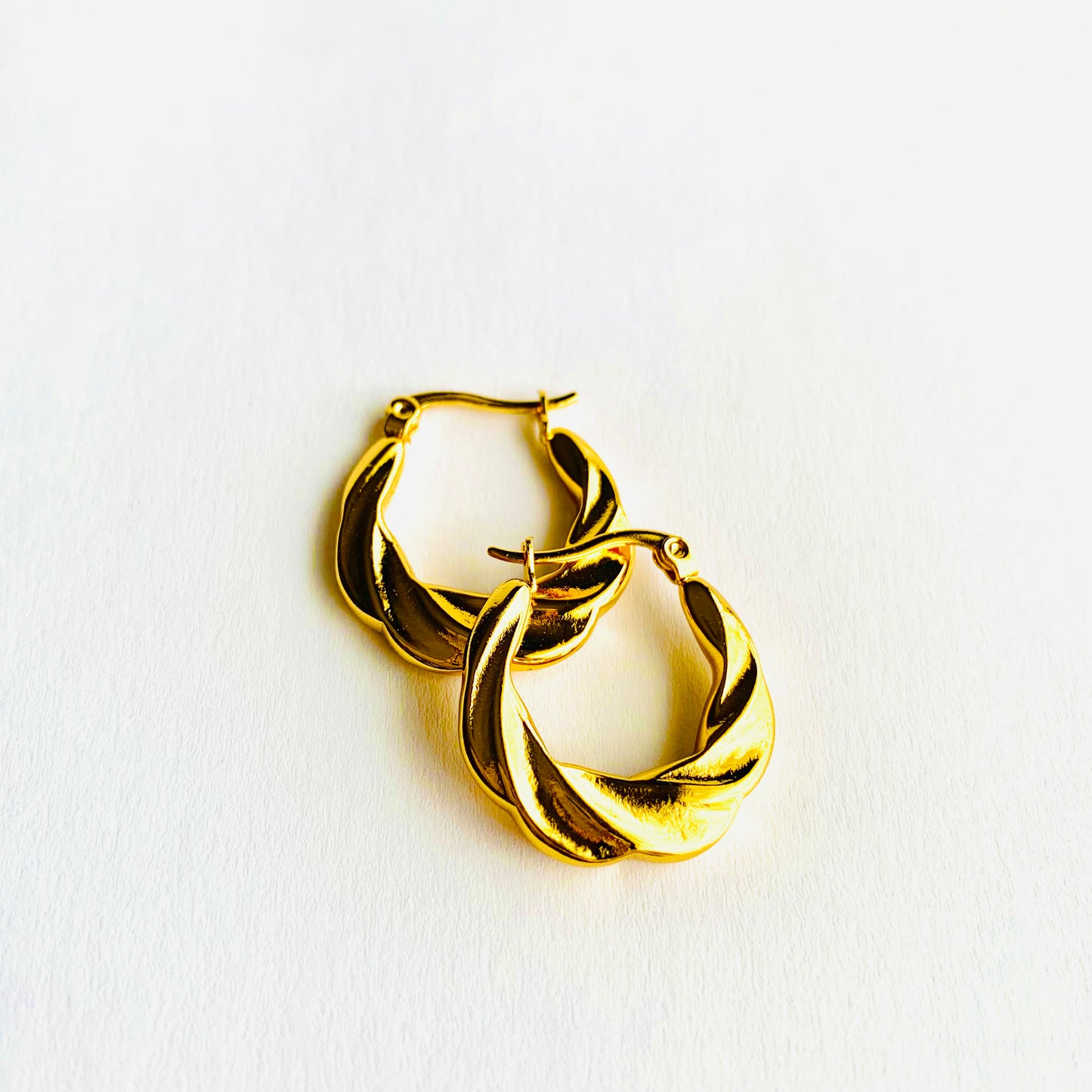 Vintage Twist Hoops