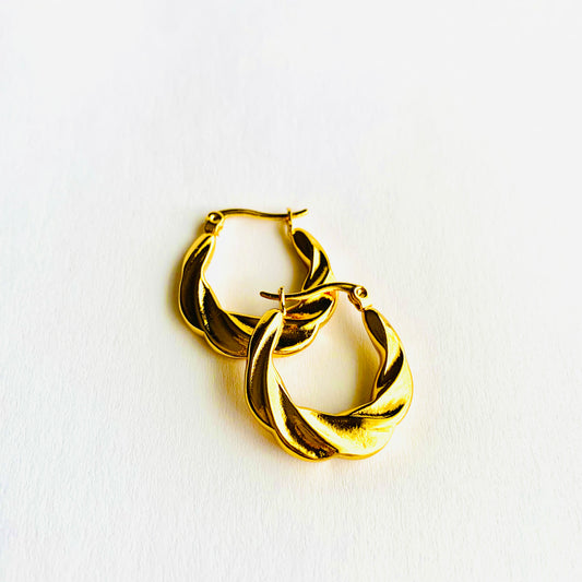 Vintage Twist Hoops