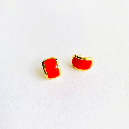 Red Glow Studs