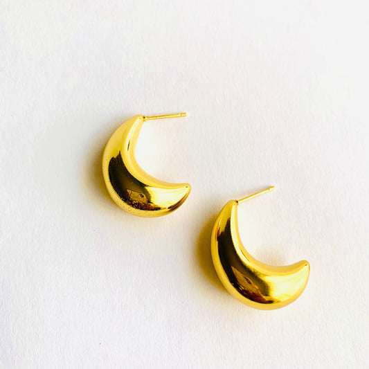 Chunky Crescent Earrings
