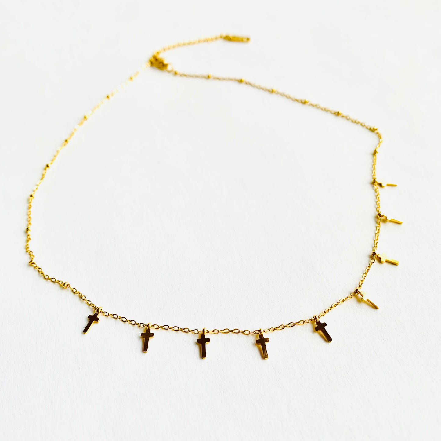 Dainty Multi Cross Necklace
