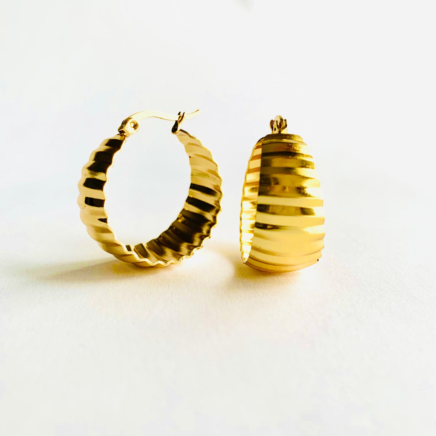 Textured Hoops