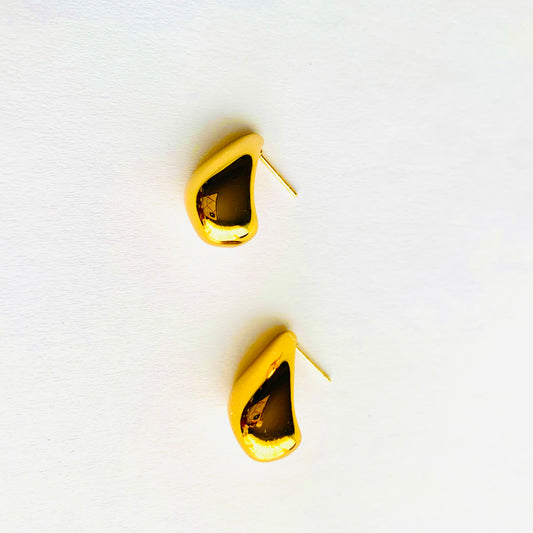 Organic Teardrop Earrings