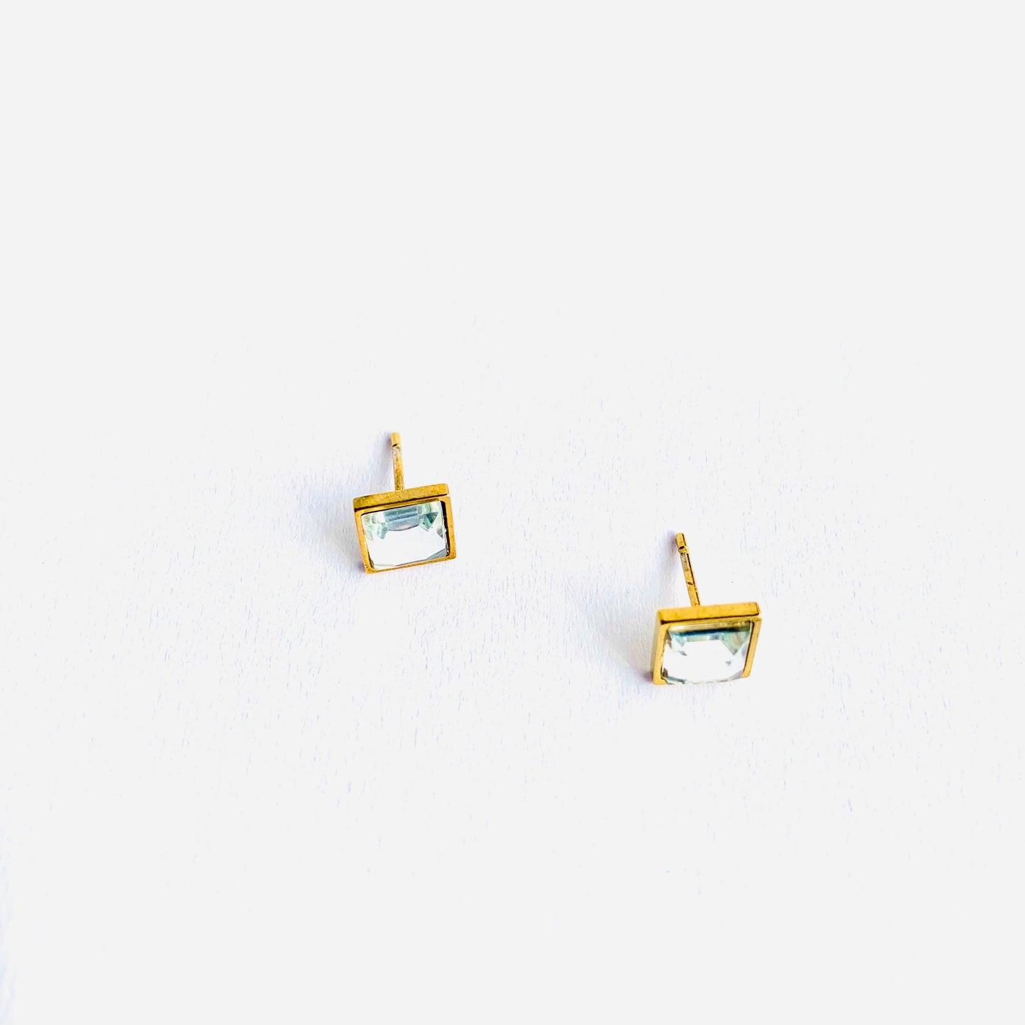 Square Crystal Studs