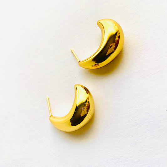 Chunky Crescent Earrings