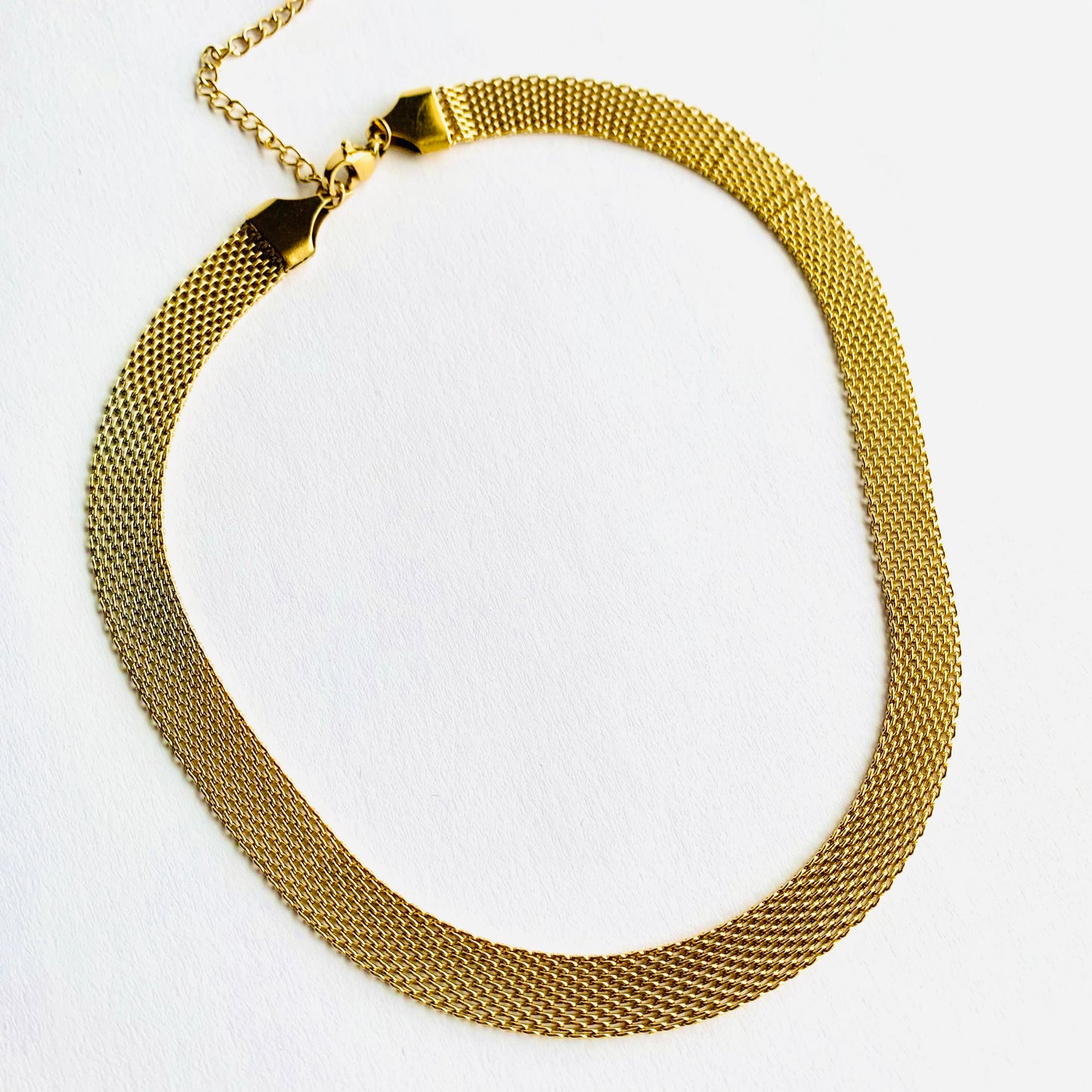 Mesh Chain Choker Necklace