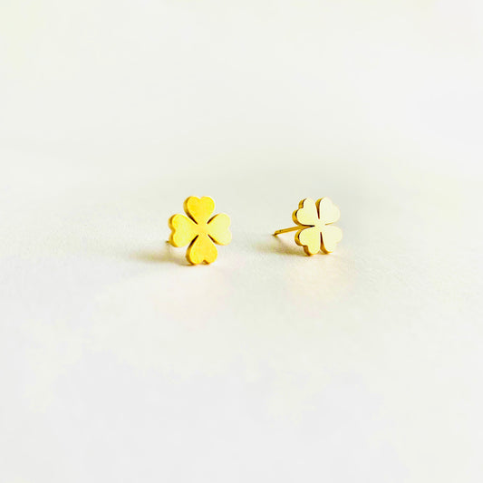 Four-Leaf Clover Studs