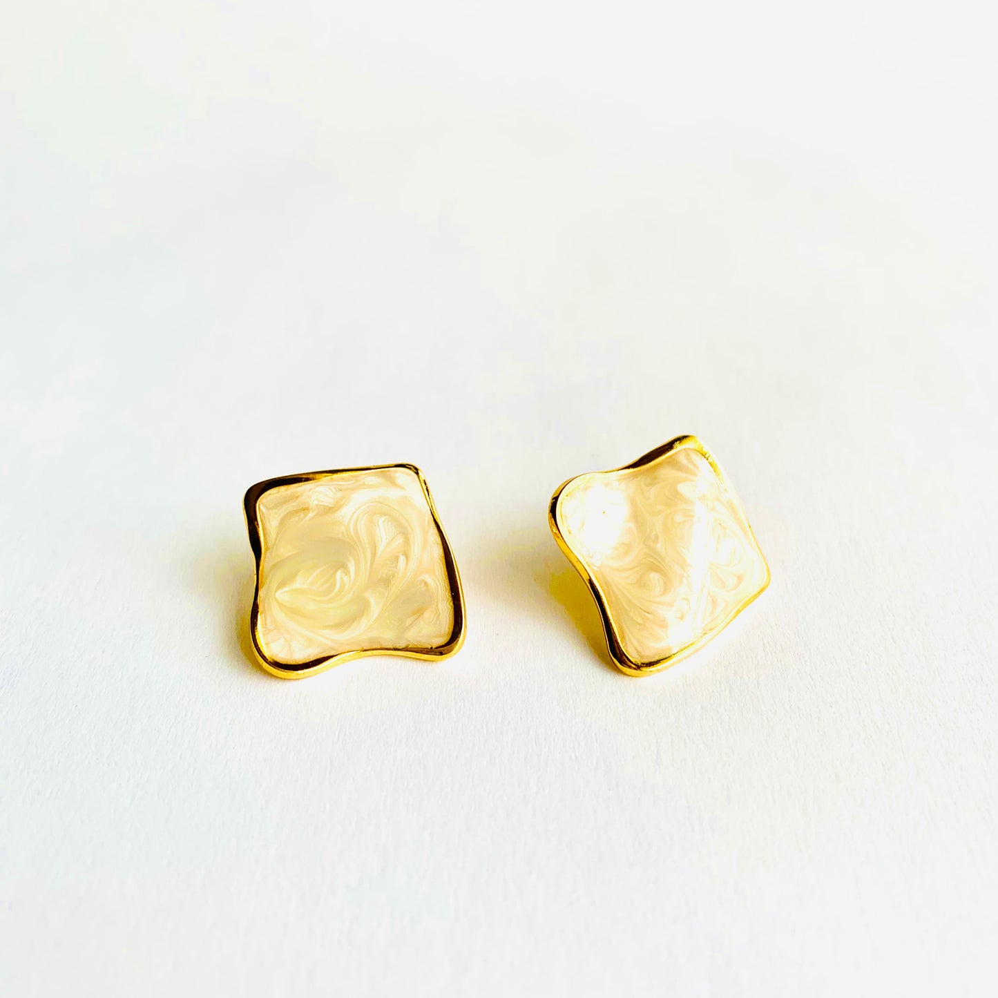 Diamond Marble Studs