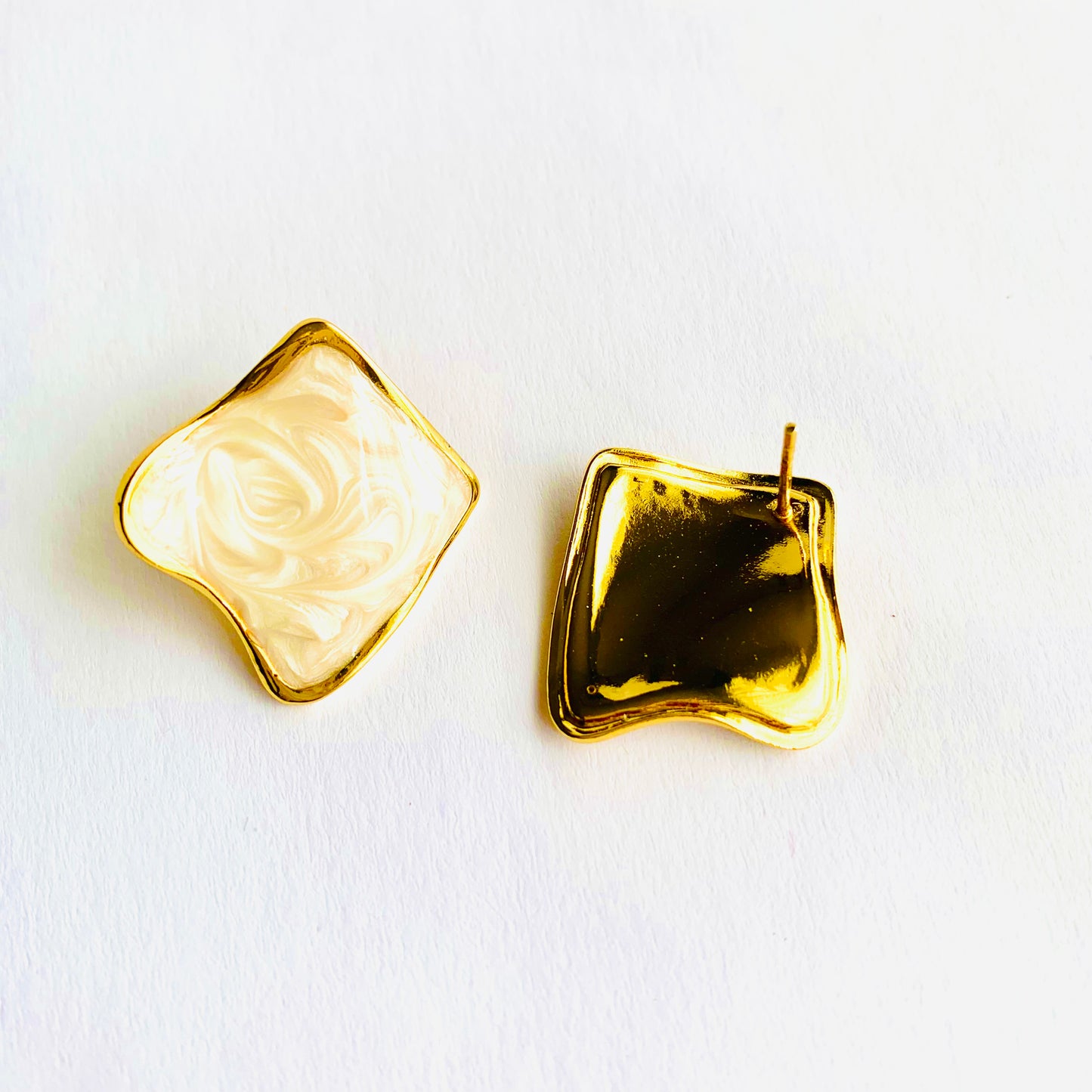 Diamond Marble Studs